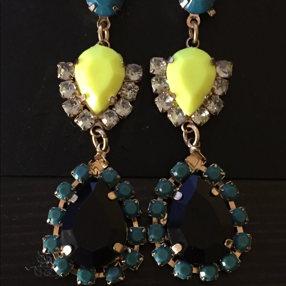 H&M never worn Chandelier earrings